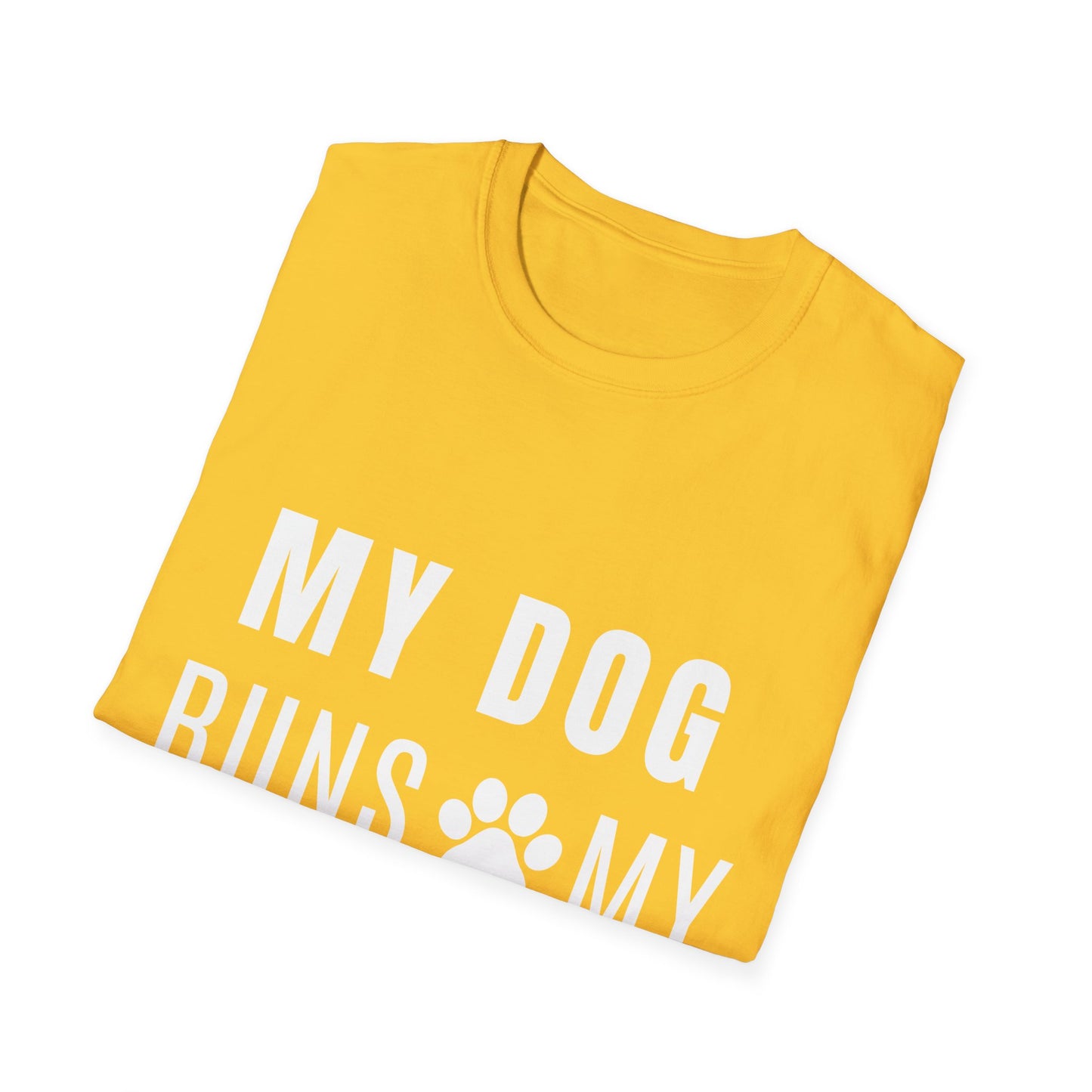 My Dog Runs My World T-Shirt
