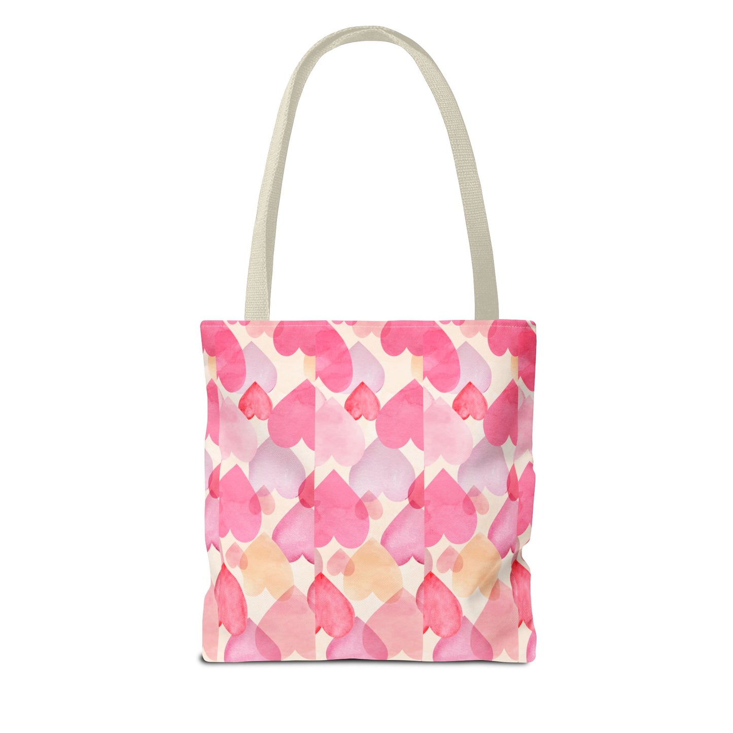 Sweetheart Tote Bag - Pink Heart Design for Everyday Use