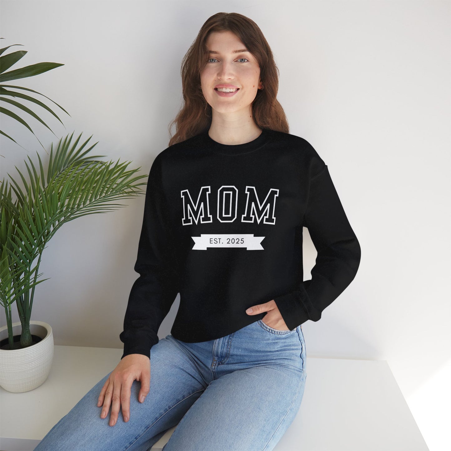 Mom Est New Mom Sweatshirt