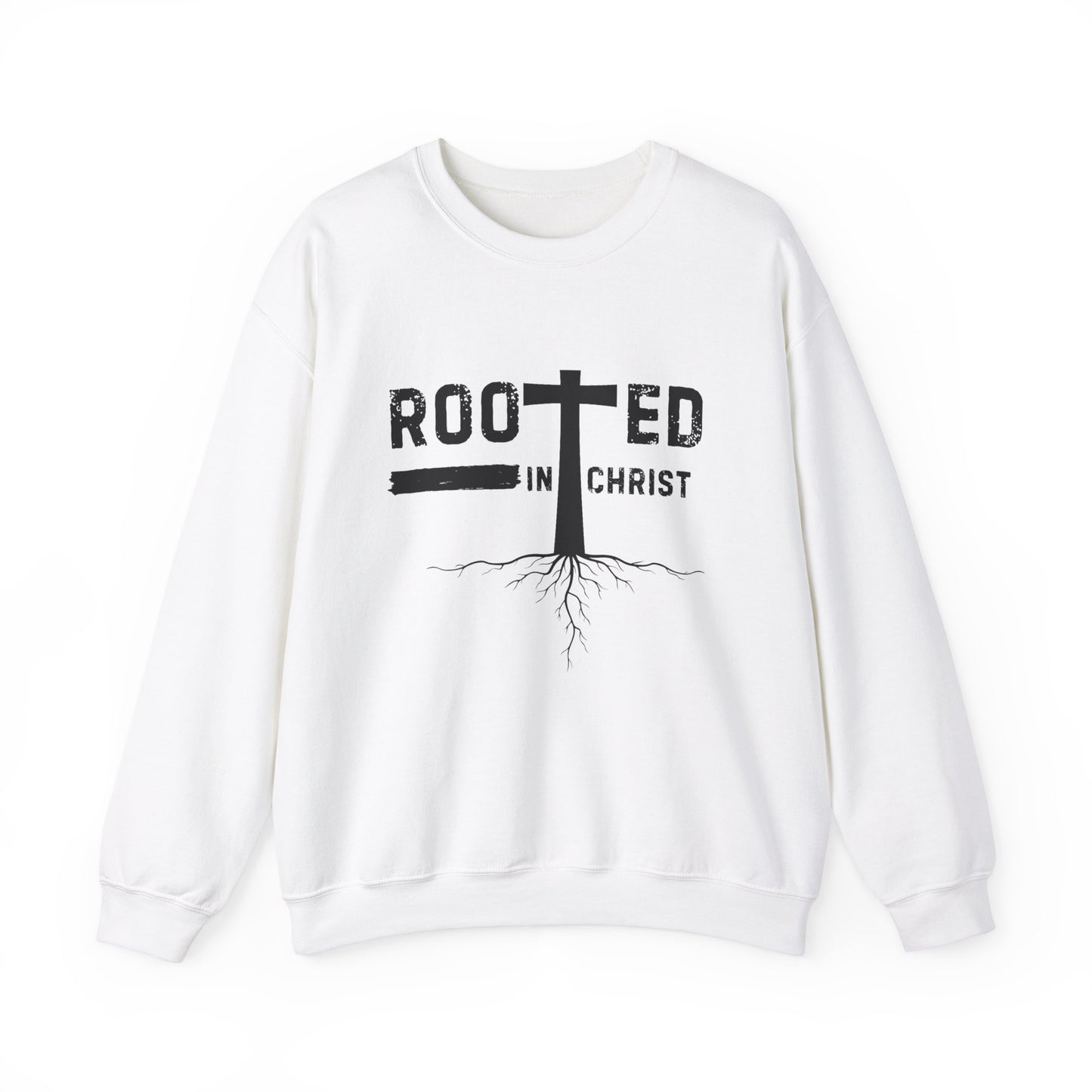 Rooted in Christ - Christian Sweatshirt
