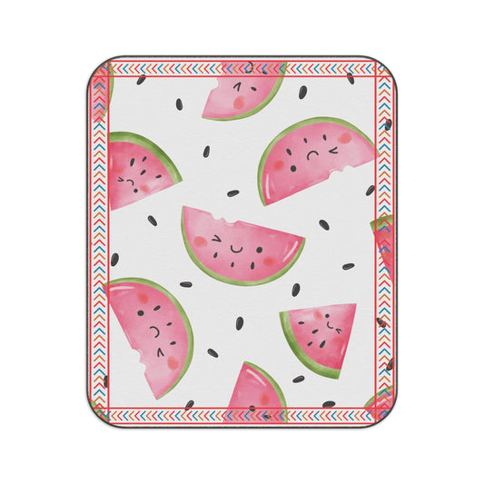 Watermelon Print Picnic Blanket - Perfect for Outdoor Gatherings & Summer Days