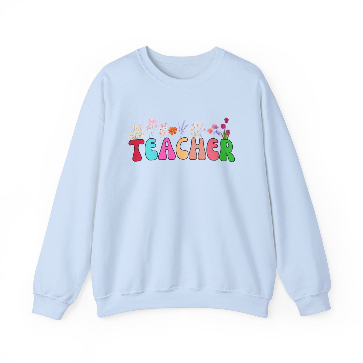 Teacher Floral Sweatshirt
