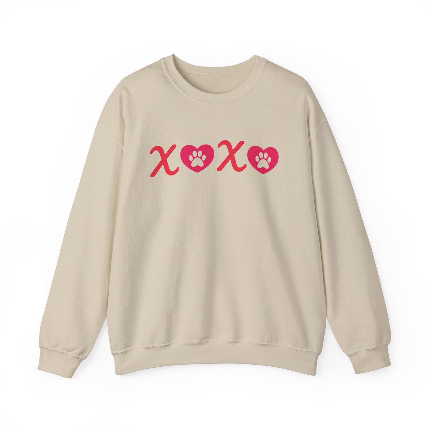 Valentine's Day Dog Lover Sweatshirt - XOXO Unisex Crewneck