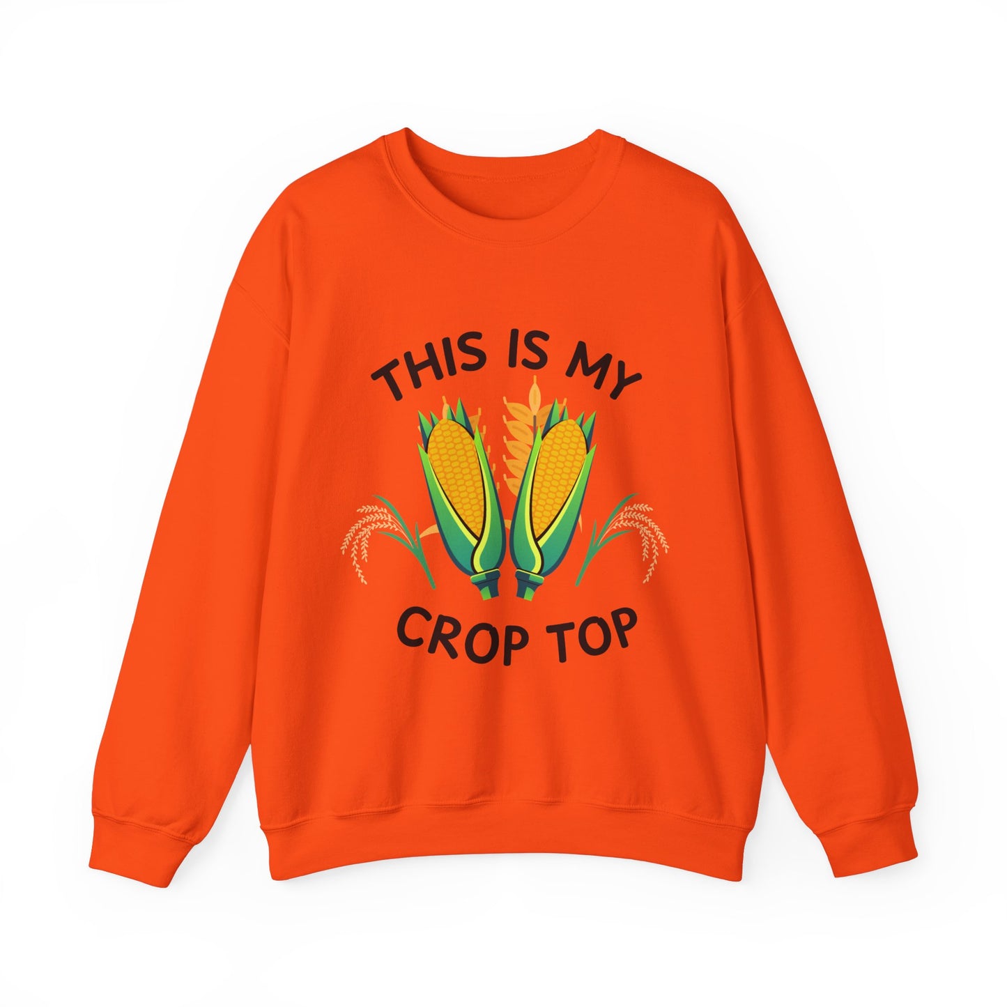 This Is My Crop Top - Funny Plant and Gardening Lover Sweatshirt