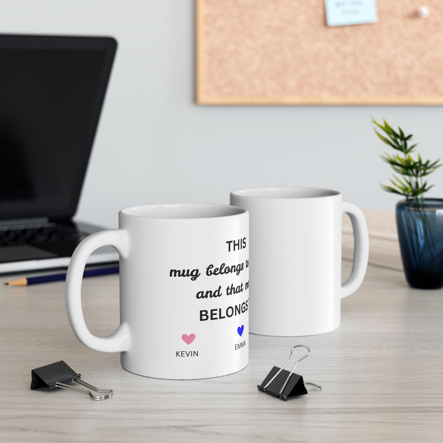 Heartfelt Ceramic Mug for Mom - Personalized Gift for Mom