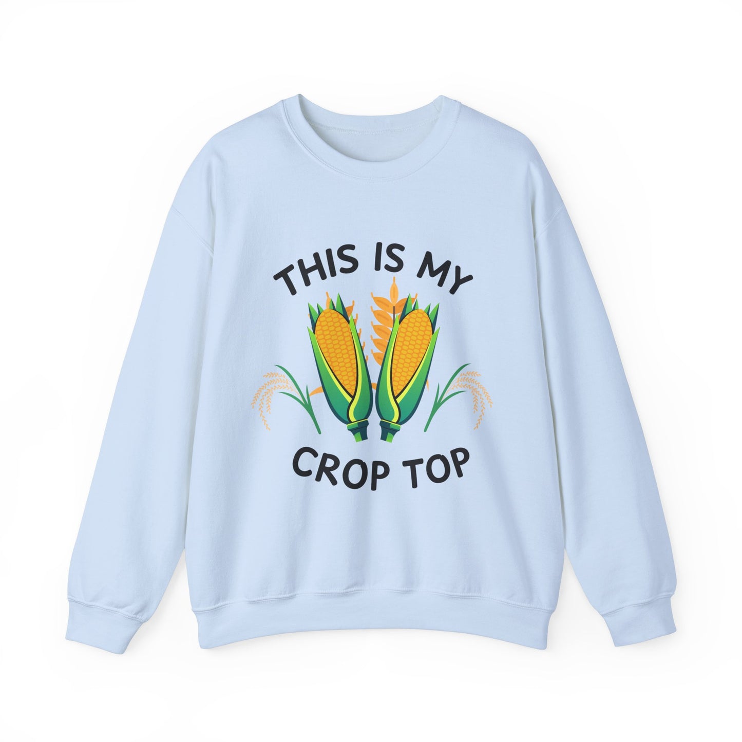 This Is My Crop Top - Funny Plant and Gardening Lover Sweatshirt