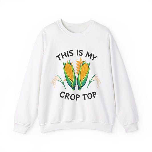 This Is My Crop Top - Funny Plant and Gardening Lover Sweatshirt