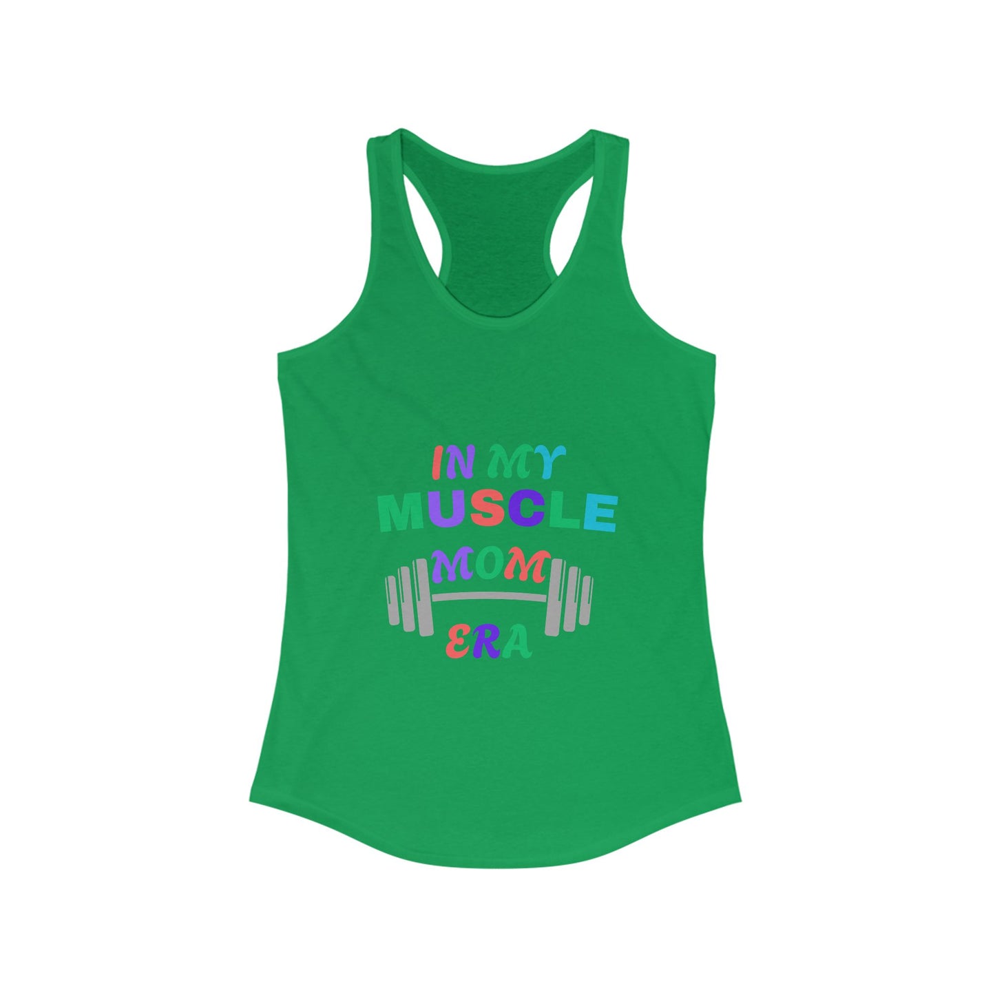 "In My Muscle Mom Era" Racerback Tank Top