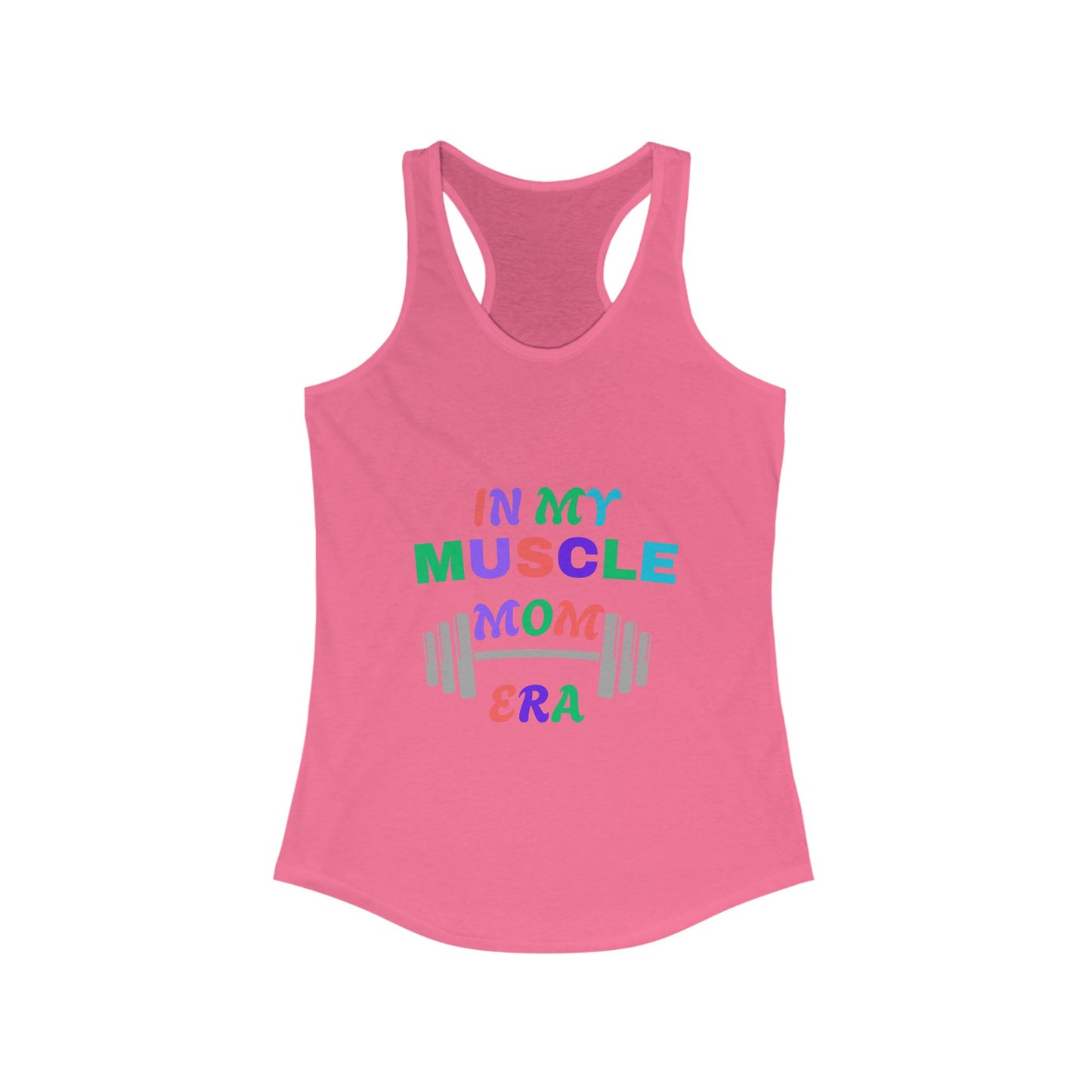 "In My Muscle Mom Era" Racerback Tank Top