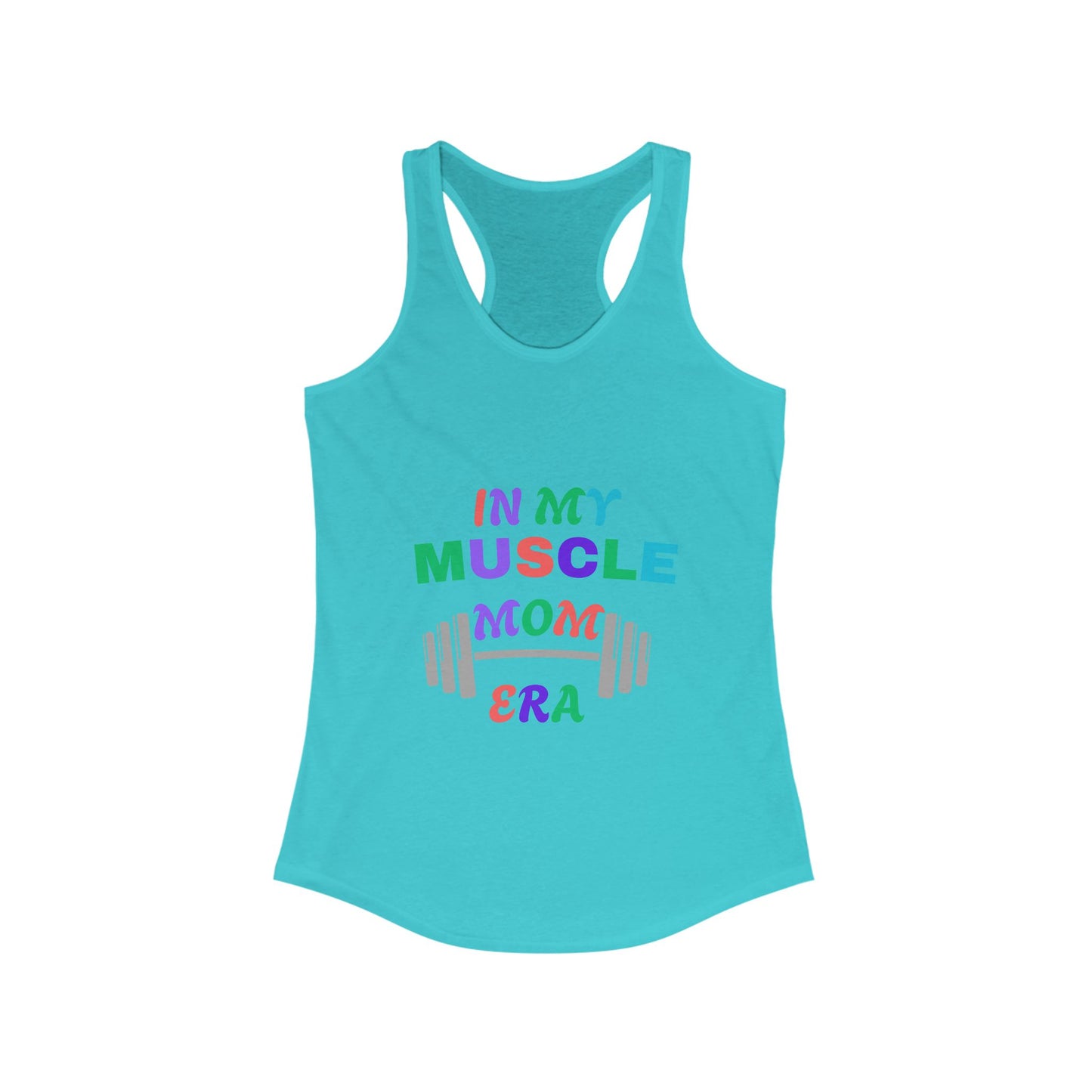 "In My Muscle Mom Era" Racerback Tank Top