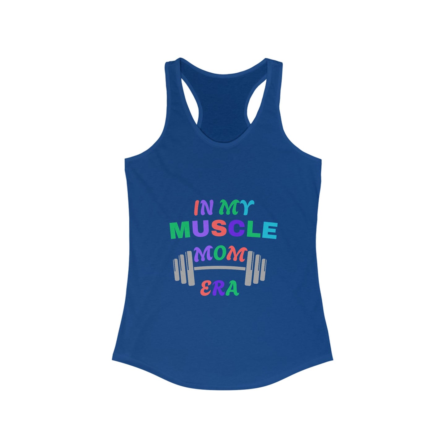 "In My Muscle Mom Era" Racerback Tank Top