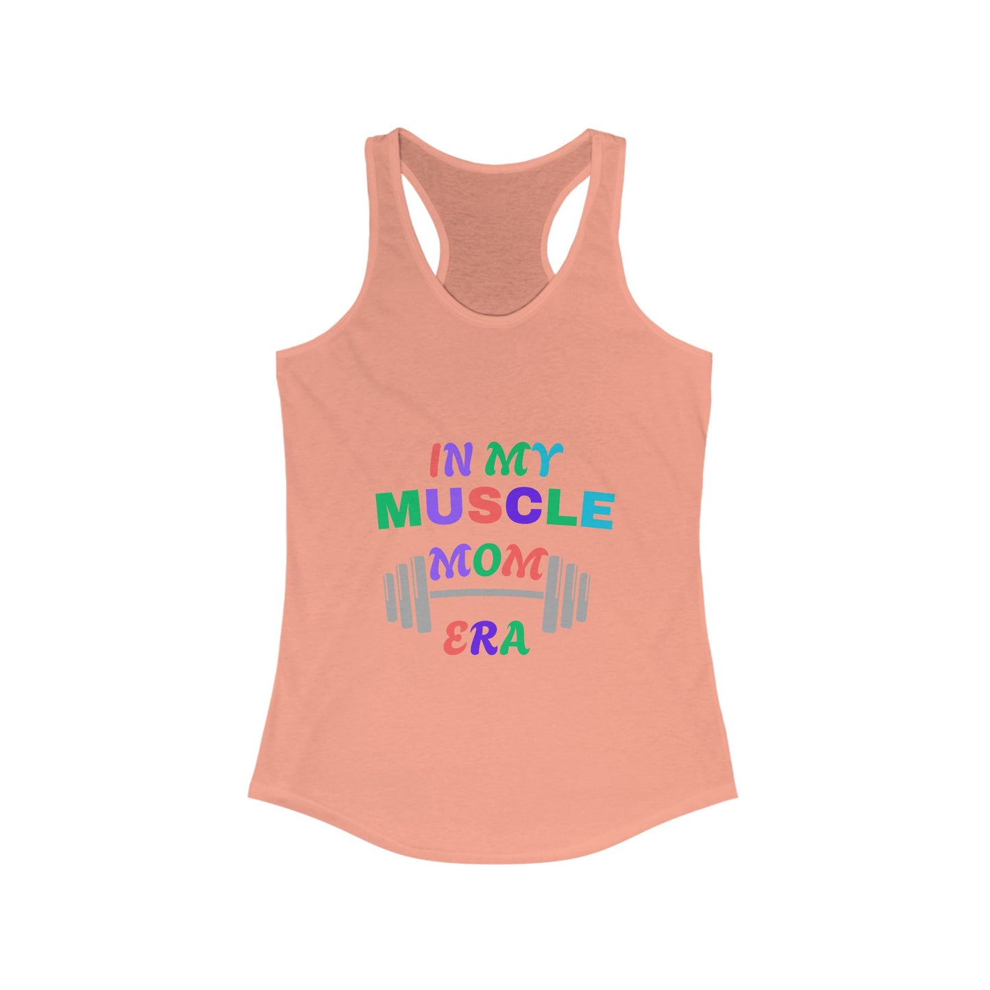 "In My Muscle Mom Era" Racerback Tank Top