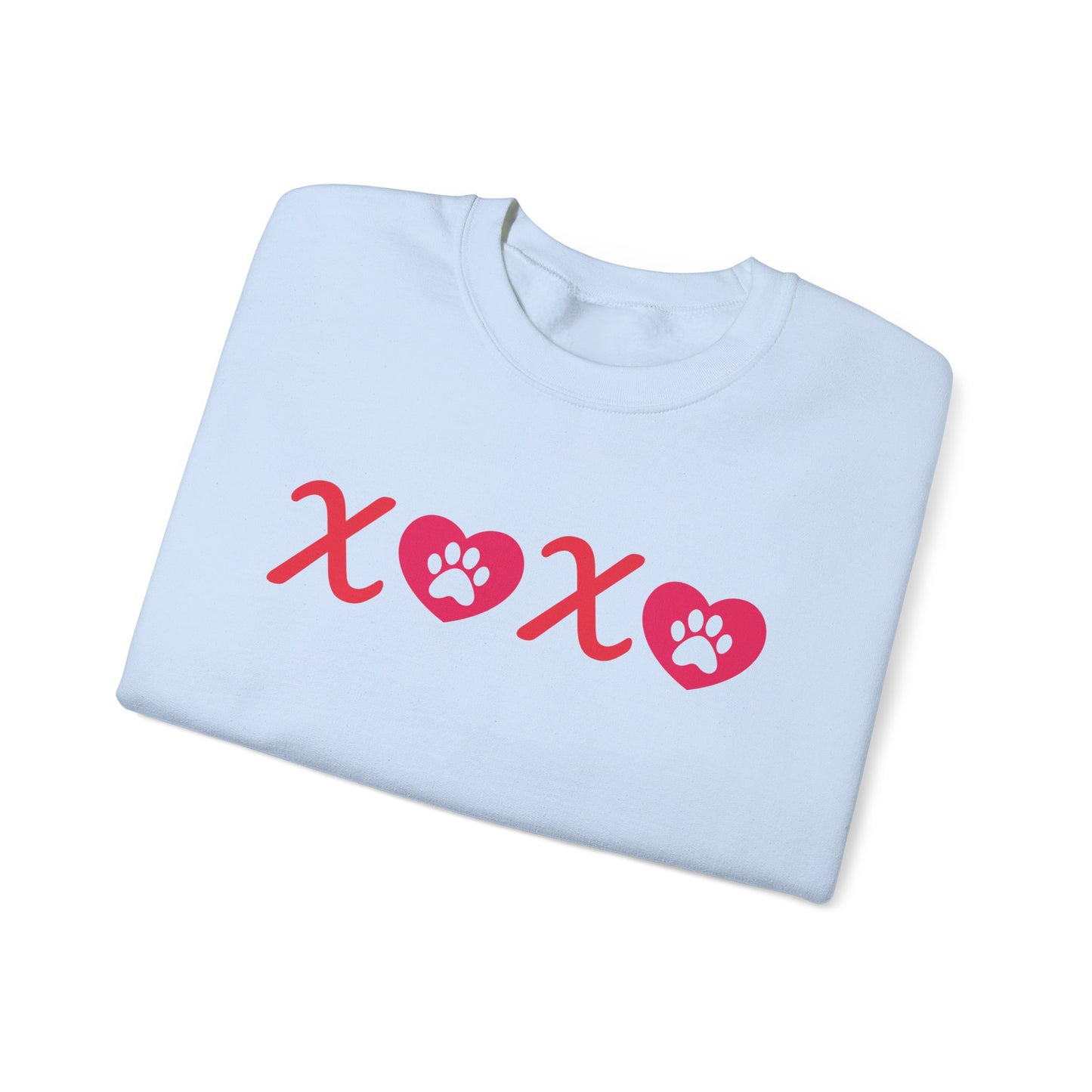 Valentine's Day Dog Lover Sweatshirt - XOXO Unisex Crewneck