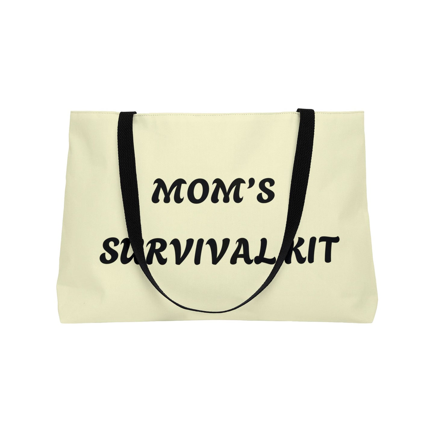 Mom's Survival Kit Weekender Tote Bag - Perfect for Moms on the Go