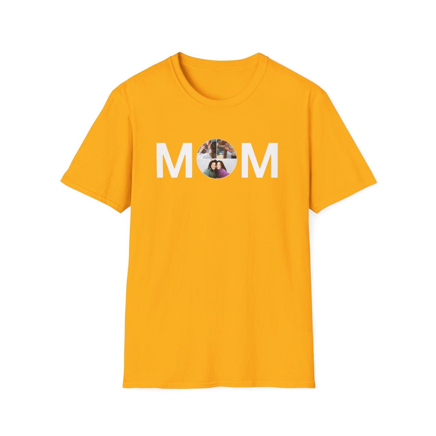 Personalized MOM Photo T-Shirt | Tee for Mother's Day & Family Gifts