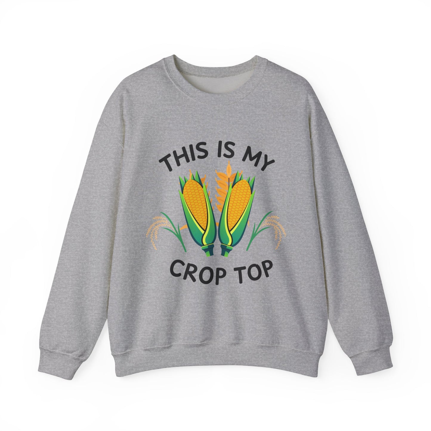 This Is My Crop Top - Funny Plant and Gardening Lover Sweatshirt