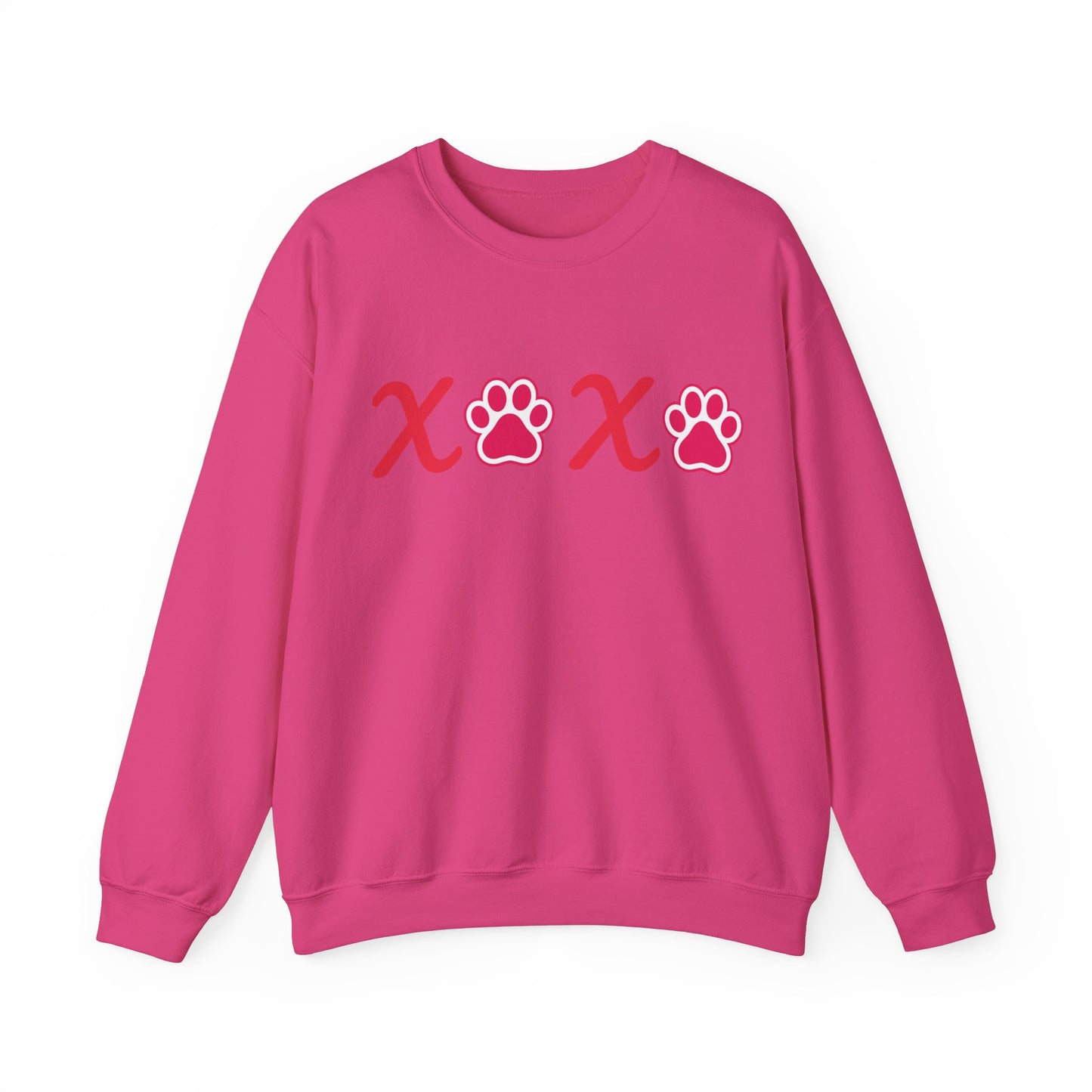 Valentine's Day Dog Lover Sweatshirt - XOXO Unisex Crewneck Sweatshirt