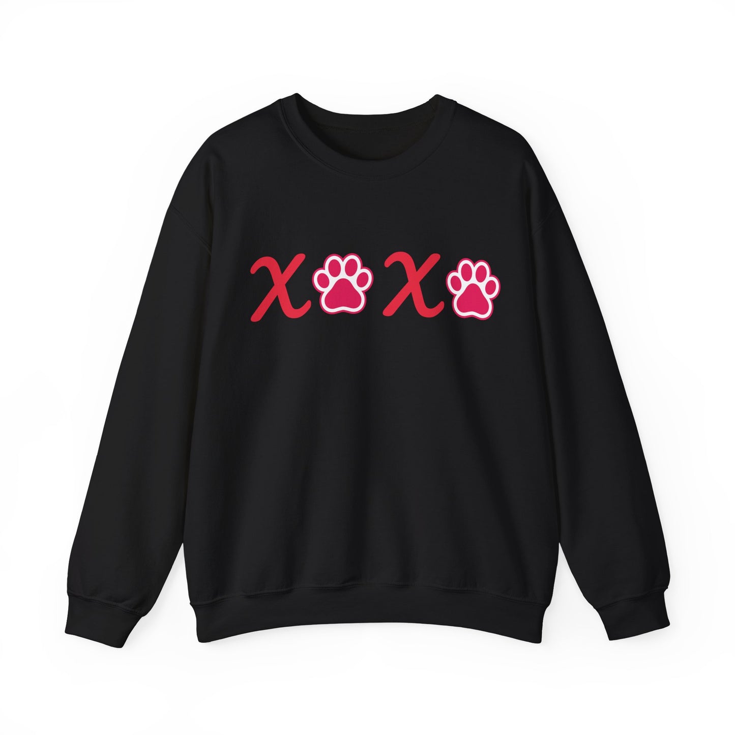 Valentine's Day Dog Lover Sweatshirt - XOXO Unisex Crewneck Sweatshirt