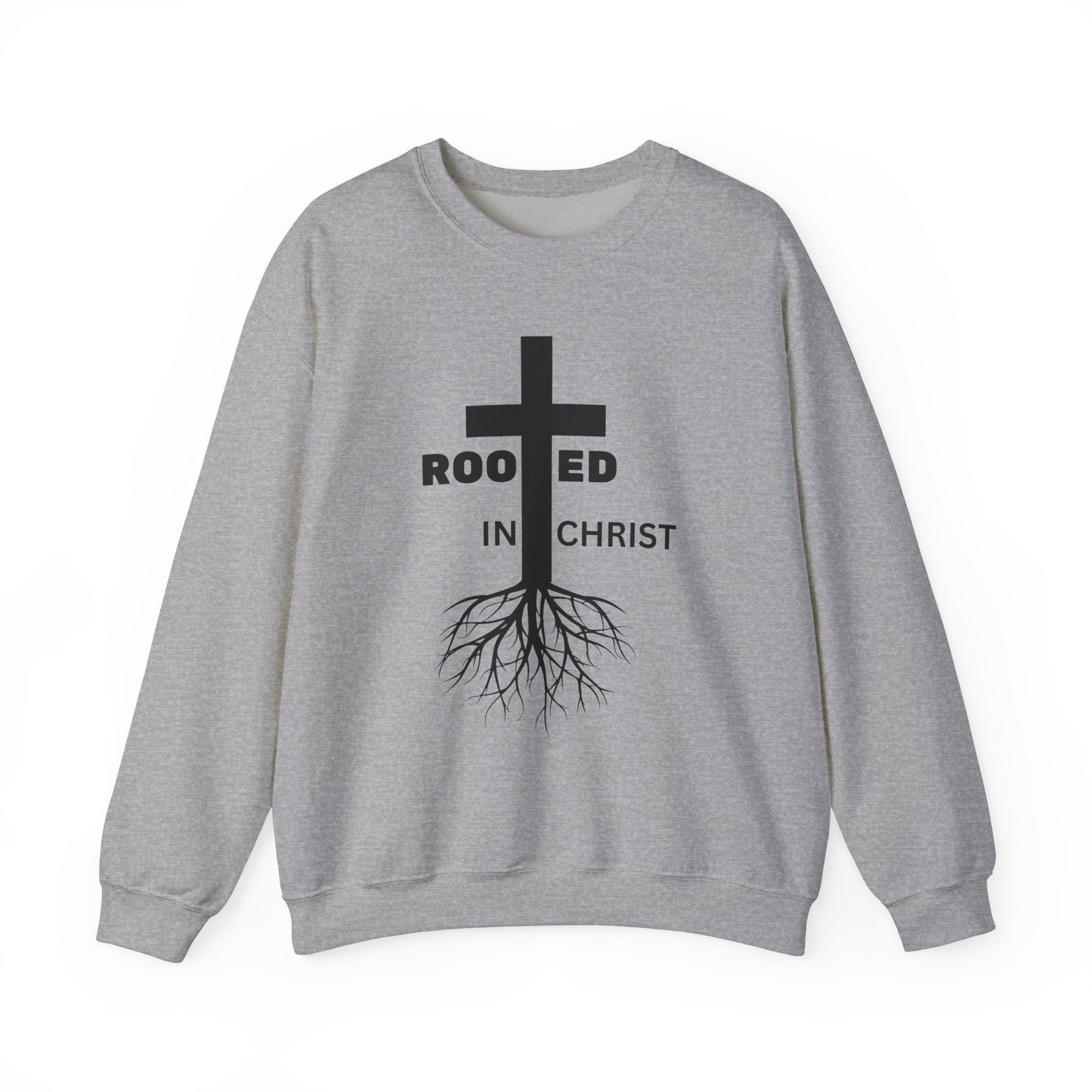 Rooted In Christ - Christian Sweatshirt