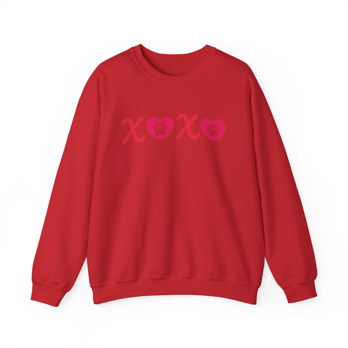 Valentine's Day Dog Lover Sweatshirt - XOXO Unisex Crewneck