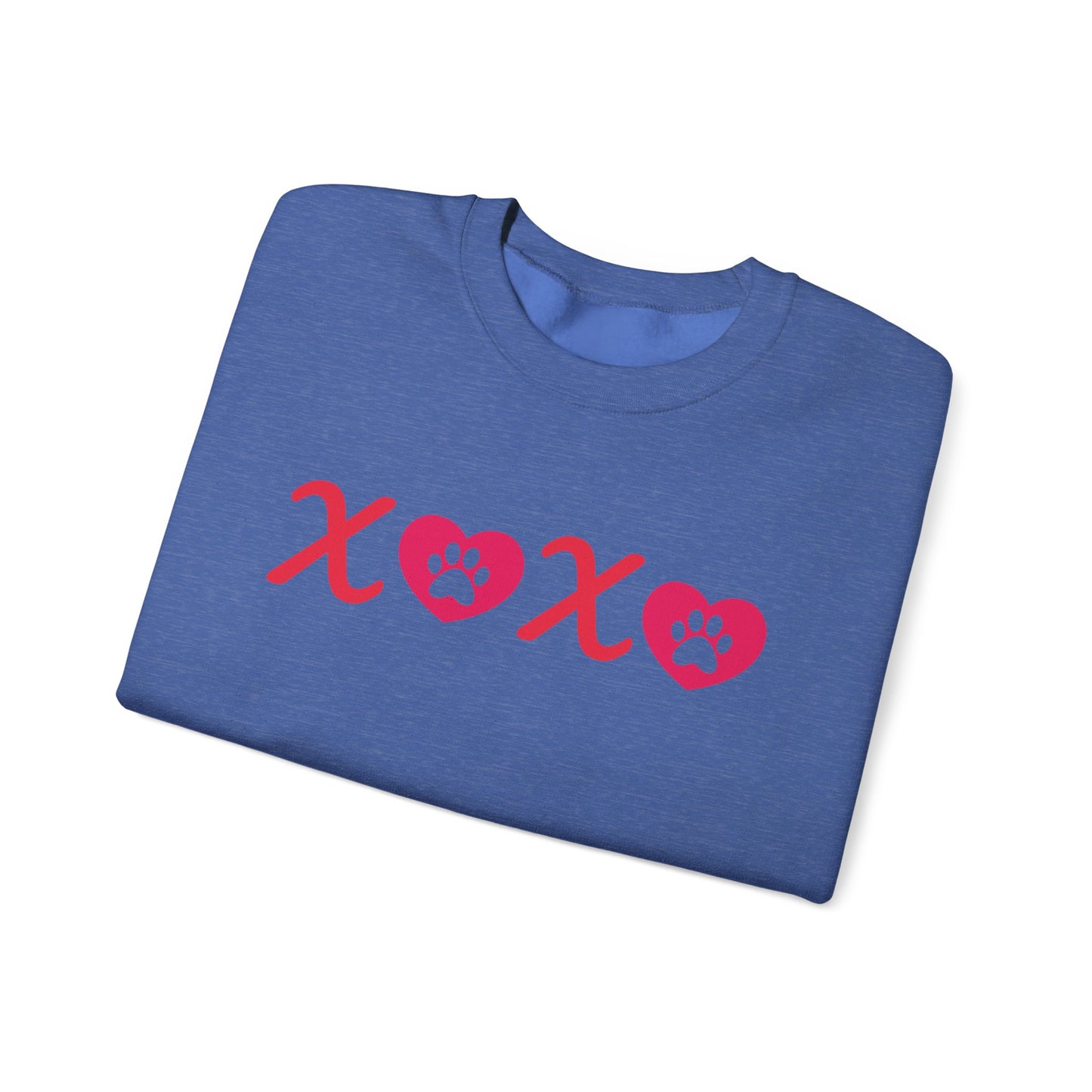 Valentine's Day Dog Lover Sweatshirt - XOXO Unisex Crewneck