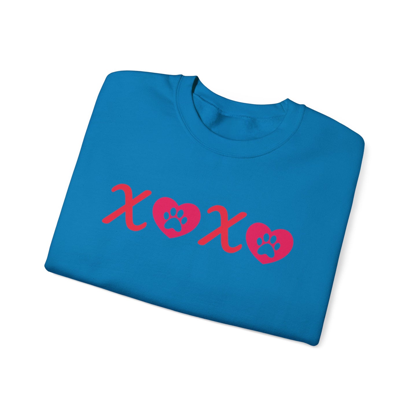 Valentine's Day Dog Lover Sweatshirt - XOXO Unisex Crewneck