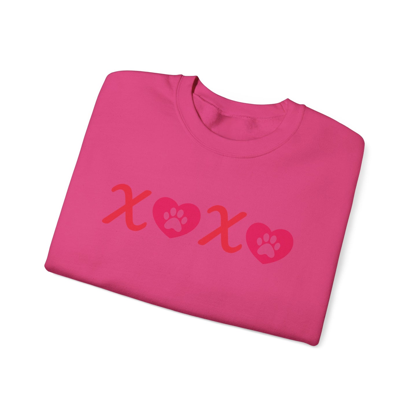 Valentine's Day Dog Lover Sweatshirt - XOXO Unisex Crewneck