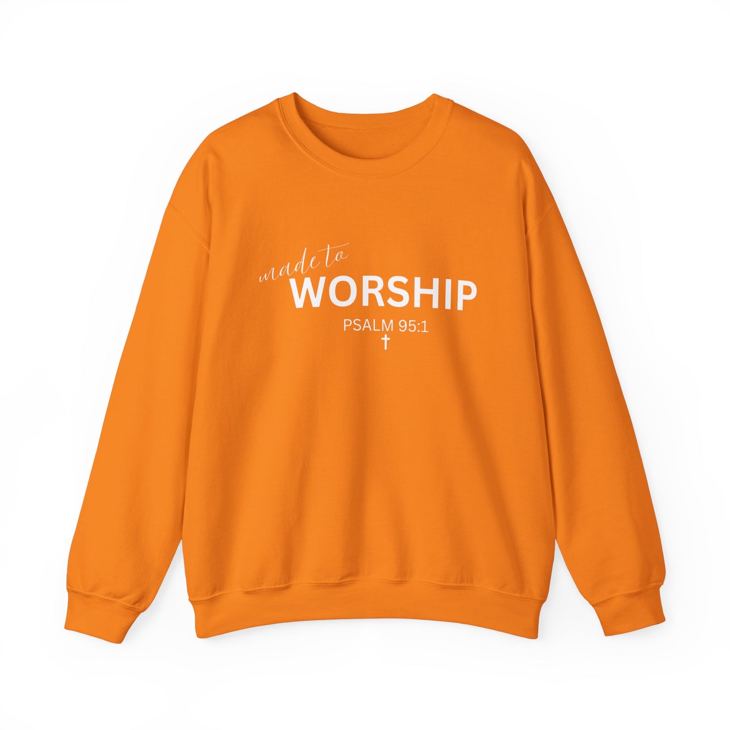 Made to Worship "Psalm 95:1" - Sweatshirt for Christians