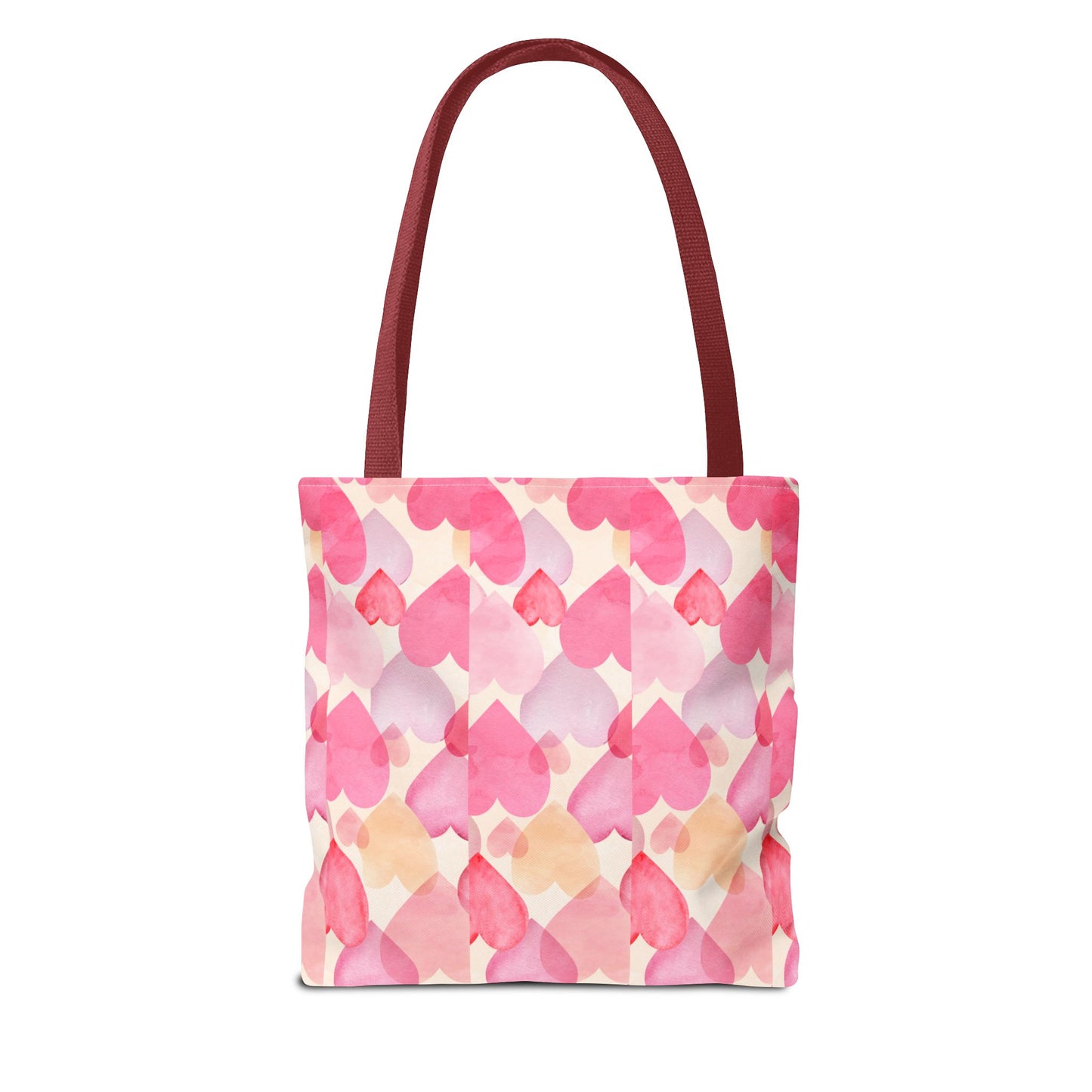 Sweetheart Tote Bag - Pink Heart Design for Everyday Use