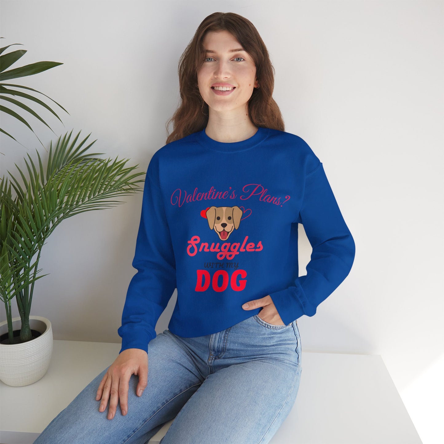 Valentine's Day Dog Lover Sweatshirt