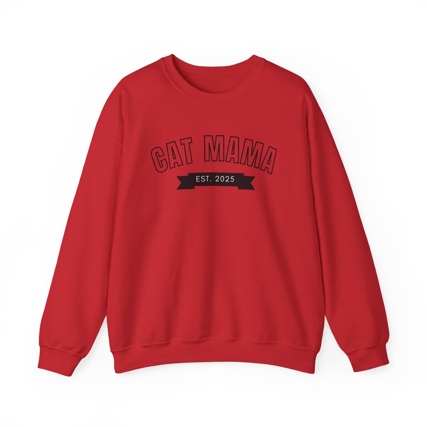 Cat Mama EST 2025 - Cat Lover Sweatshirt