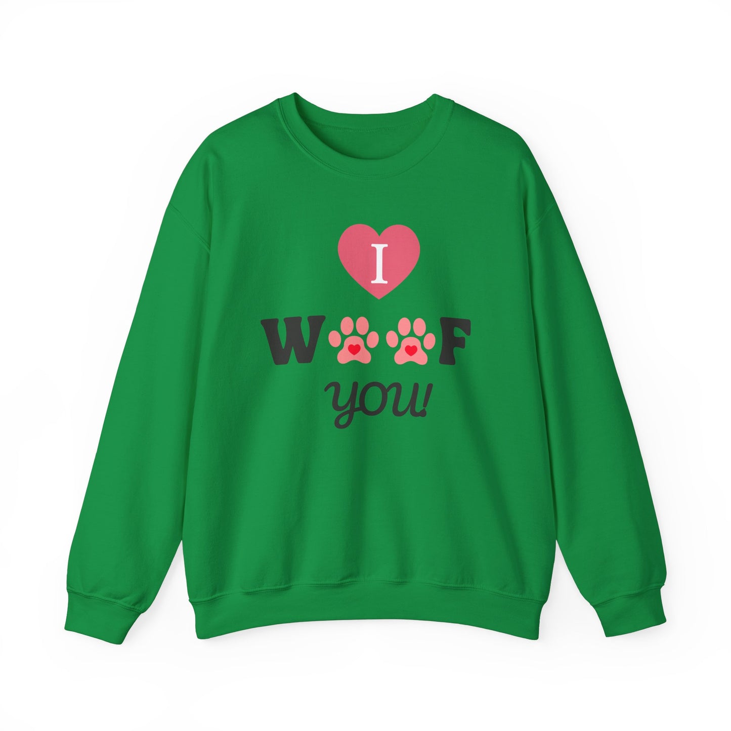 Valentine's Day Dog Lover Sweatshirt - Unisex Crewneck