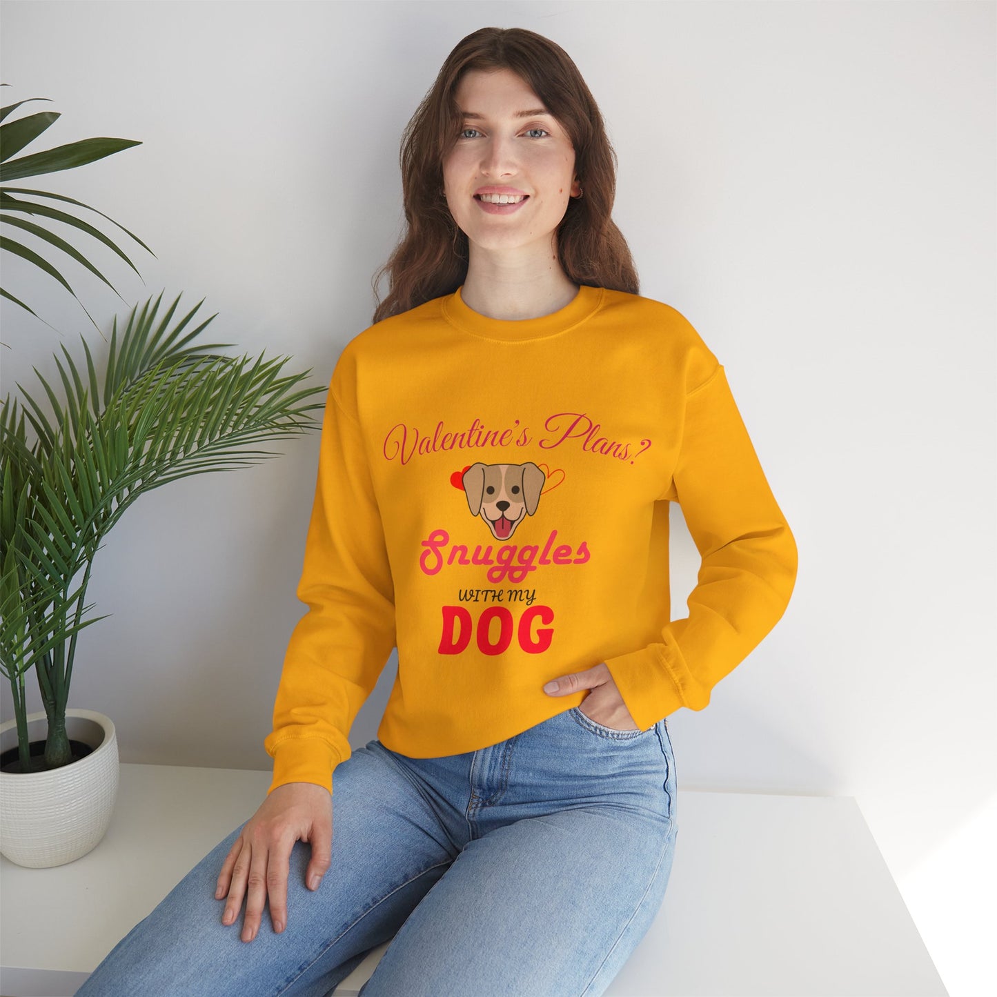 Valentine's Day Dog Lover Sweatshirt