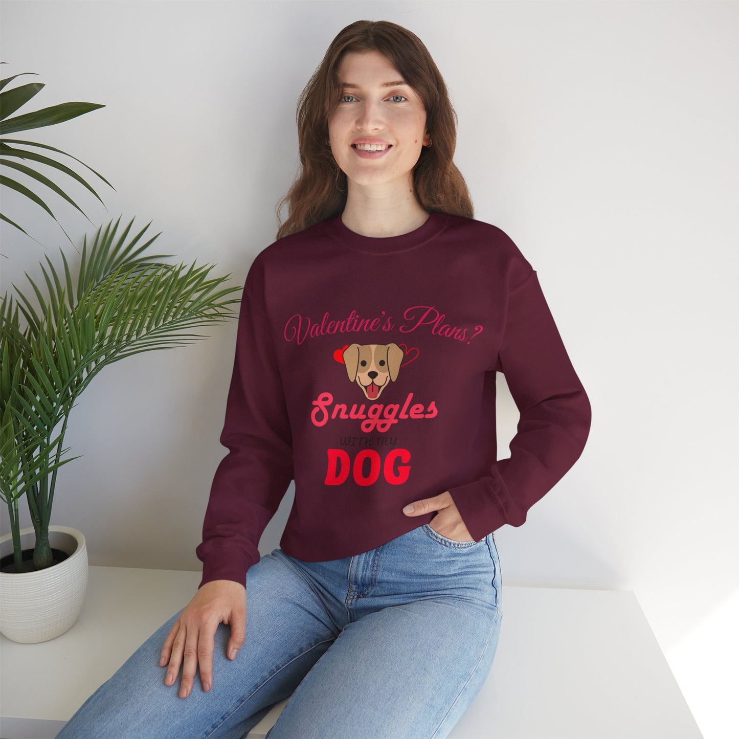 Valentine's Day Dog Lover Sweatshirt