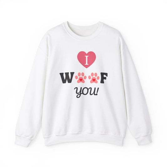Valentine's Day Dog Lover Sweatshirt - Unisex Crewneck