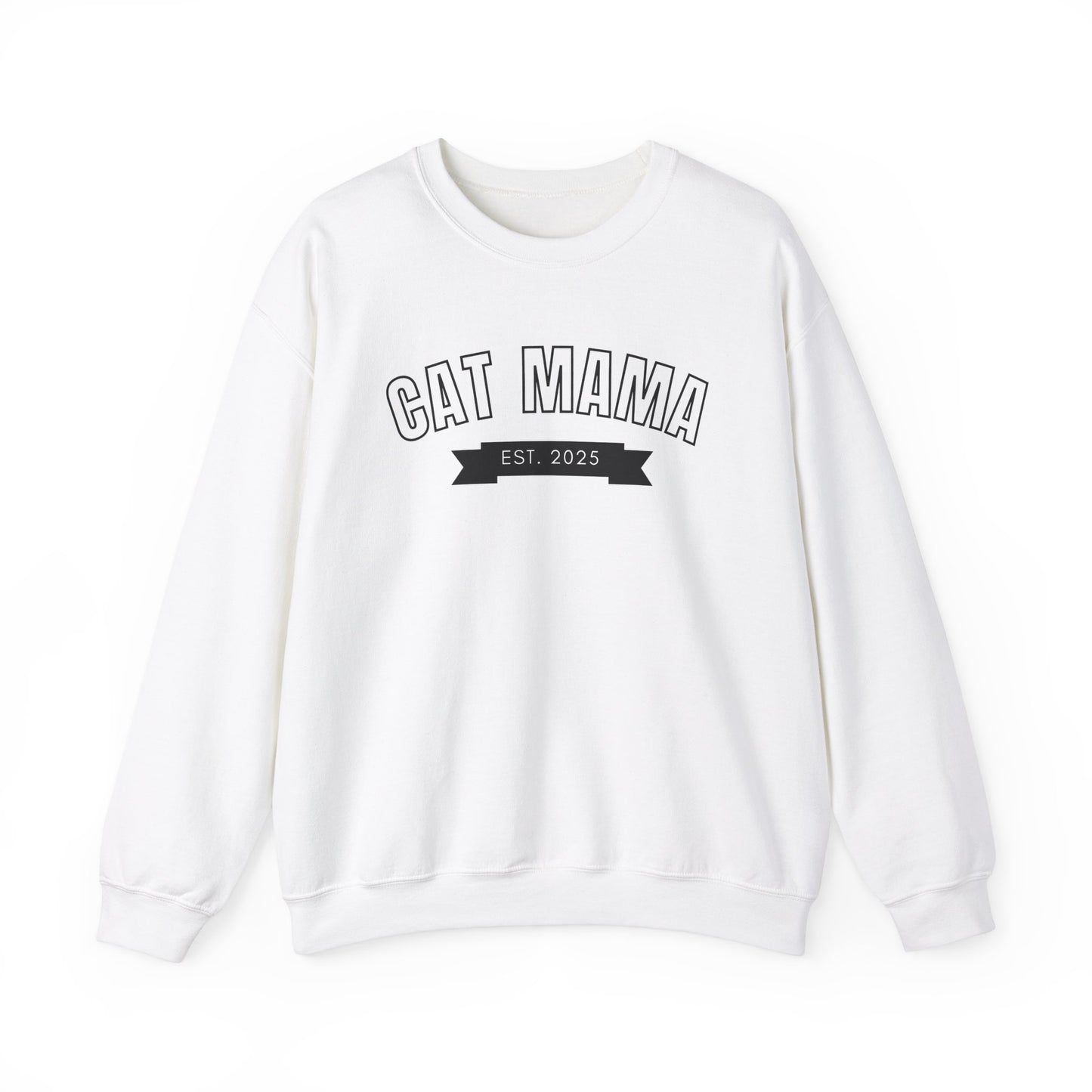 Cat Mama EST 2025 - Cat Lover Sweatshirt