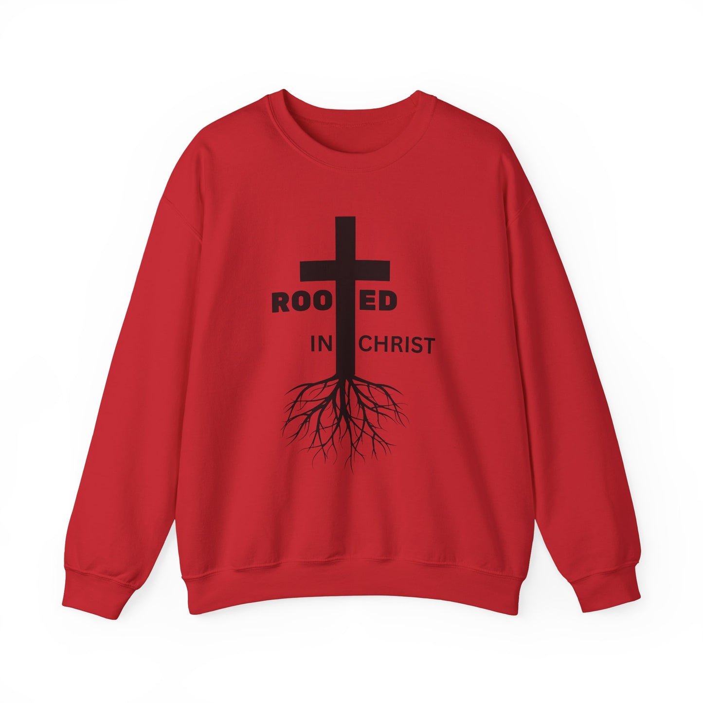 Rooted In Christ - Christian Sweatshirt