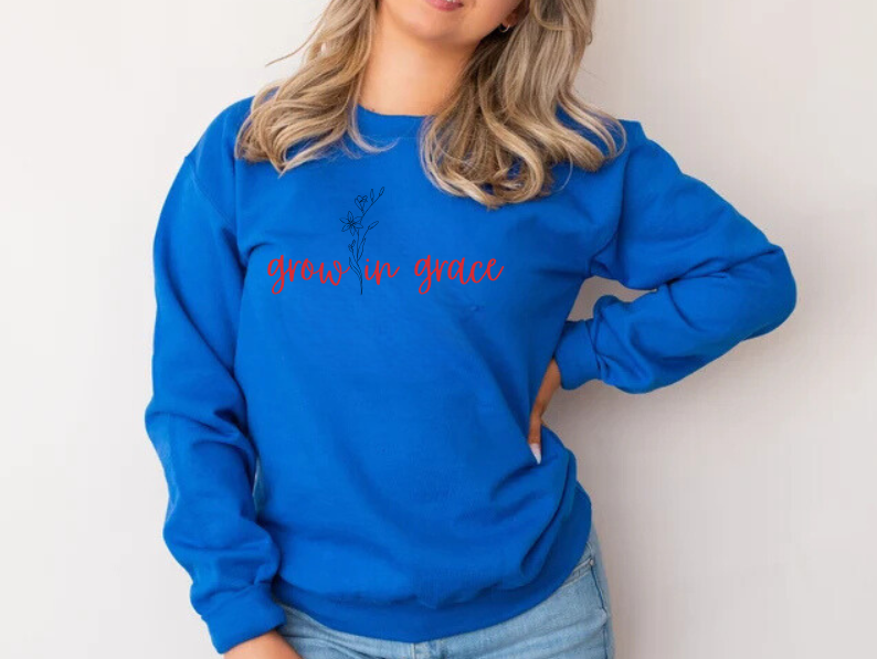 Grow In Grace - Sweatshirt for Christians