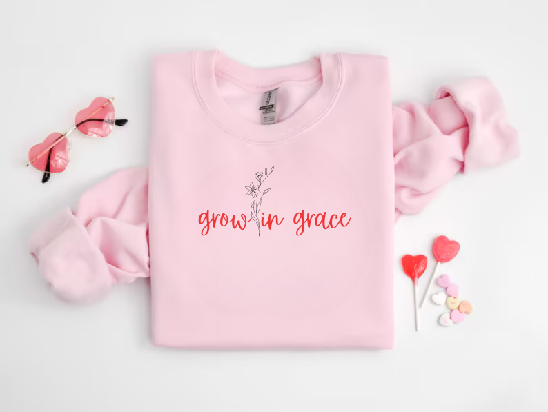 Grow In Grace - Sweatshirt for Christians