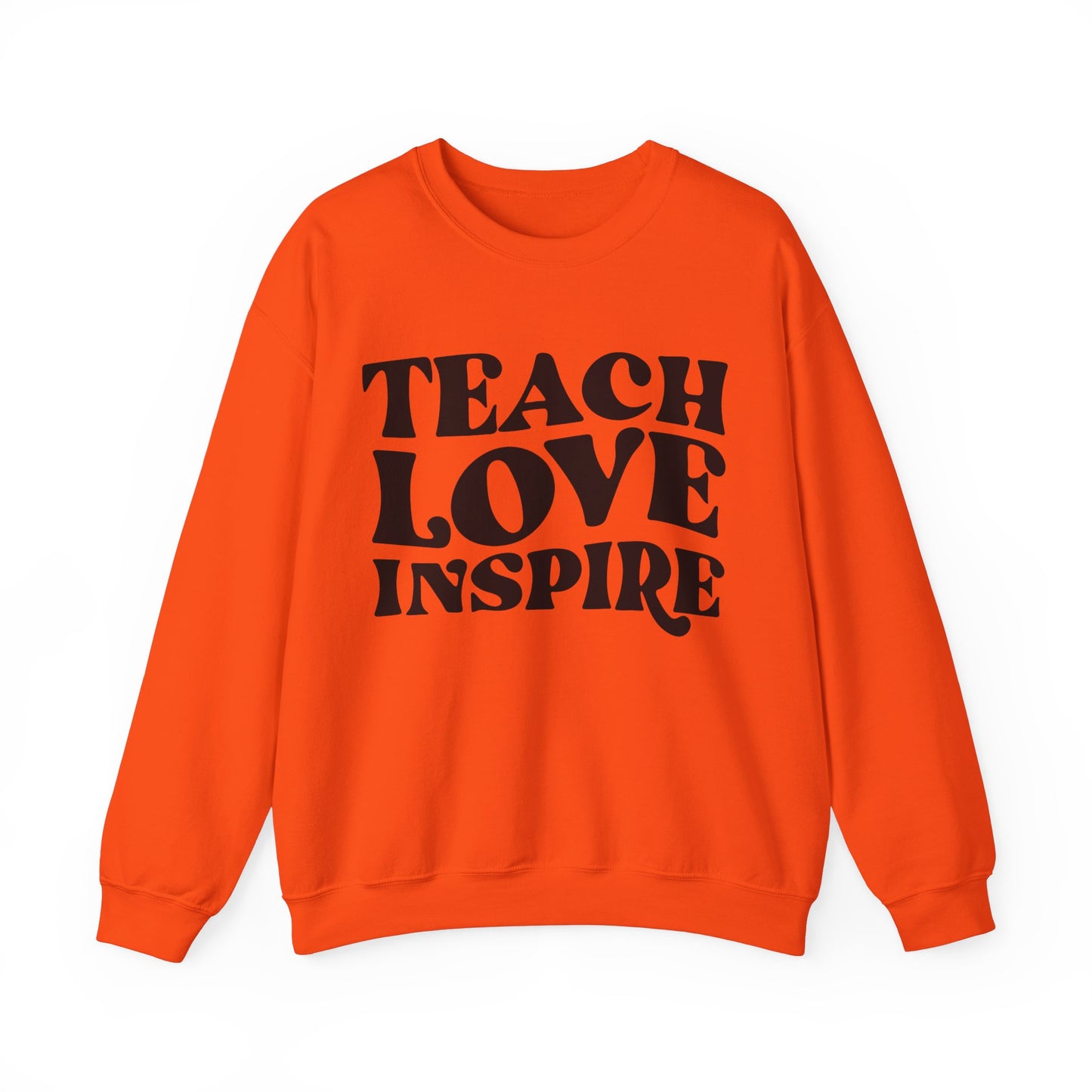 Teacher Sweatshirt - Teach Love Inspire  Unisex  Crewneck
