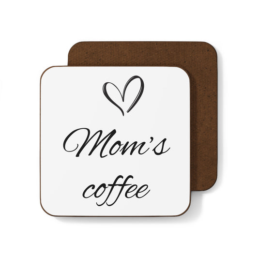 Mom's Coffee Hardboard Coaster