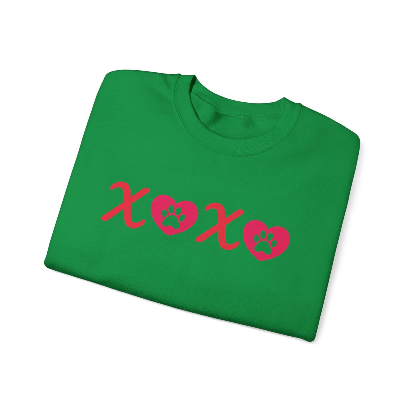 Valentine's Day Dog Lover Sweatshirt - XOXO Unisex Crewneck
