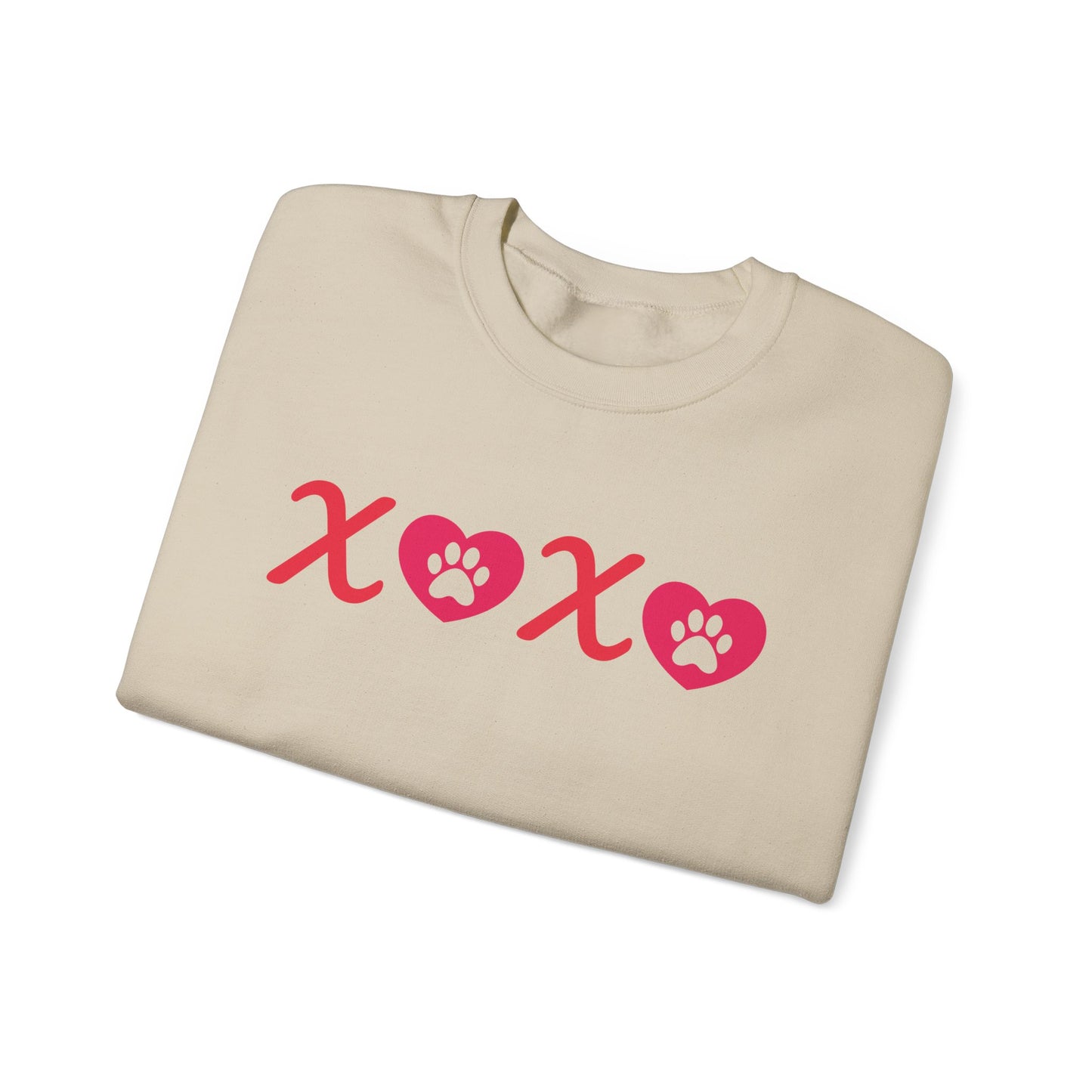 Valentine's Day Dog Lover Sweatshirt - XOXO Unisex Crewneck