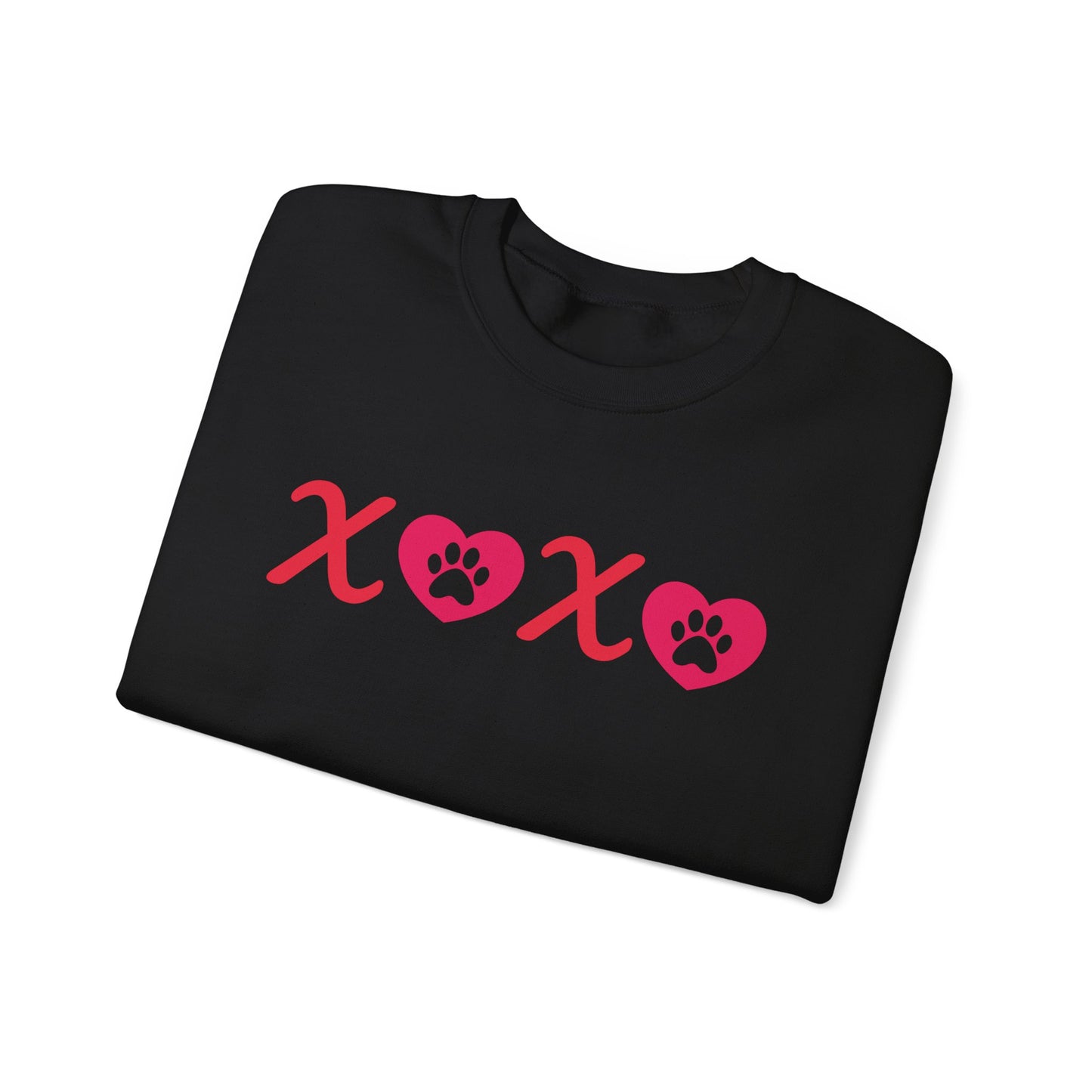 Valentine's Day Dog Lover Sweatshirt - XOXO Unisex Crewneck