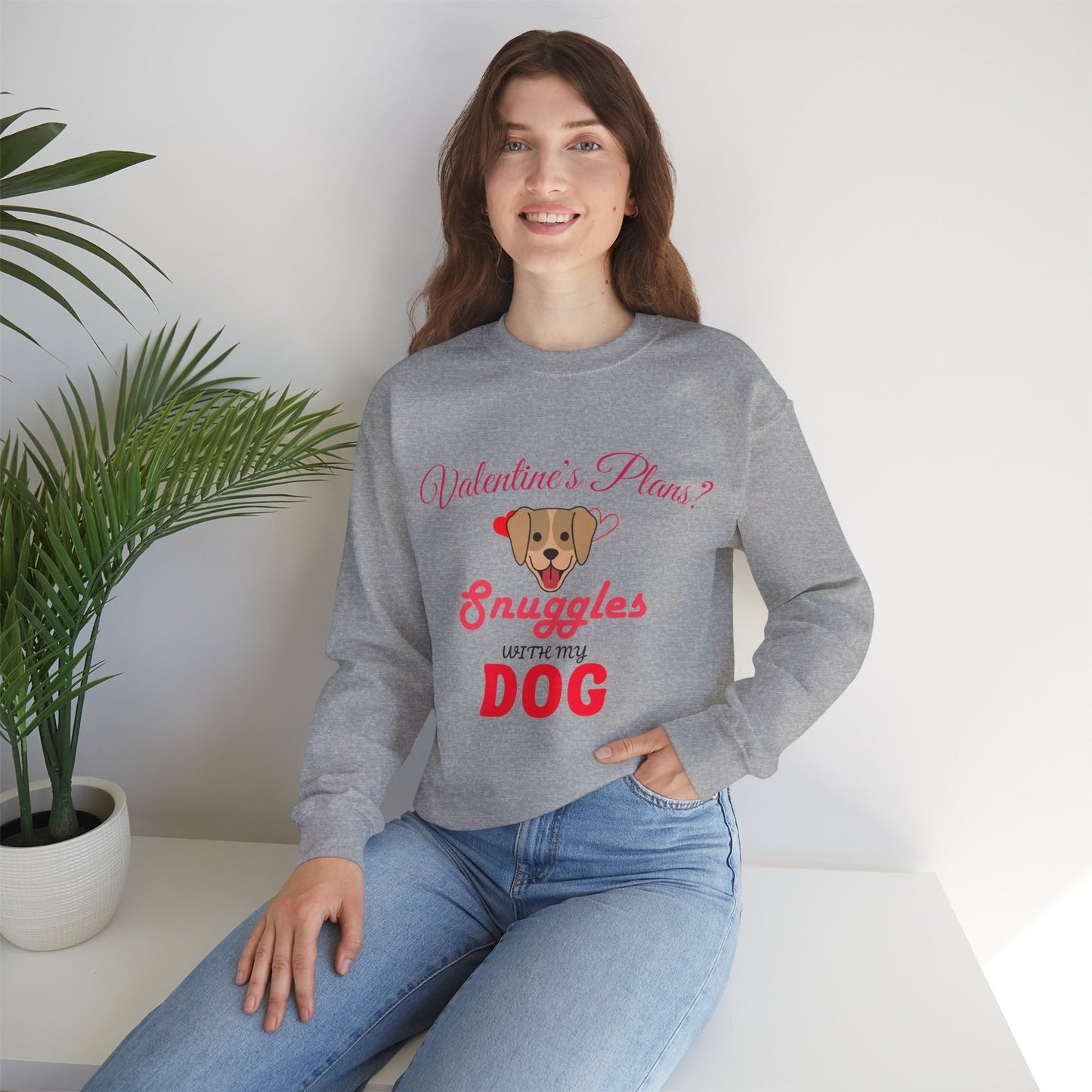 Valentine's Day Dog Lover Sweatshirt