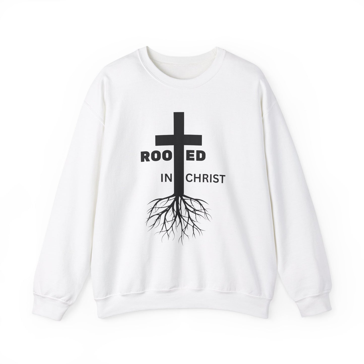 Rooted In Christ - Christian Sweatshirt