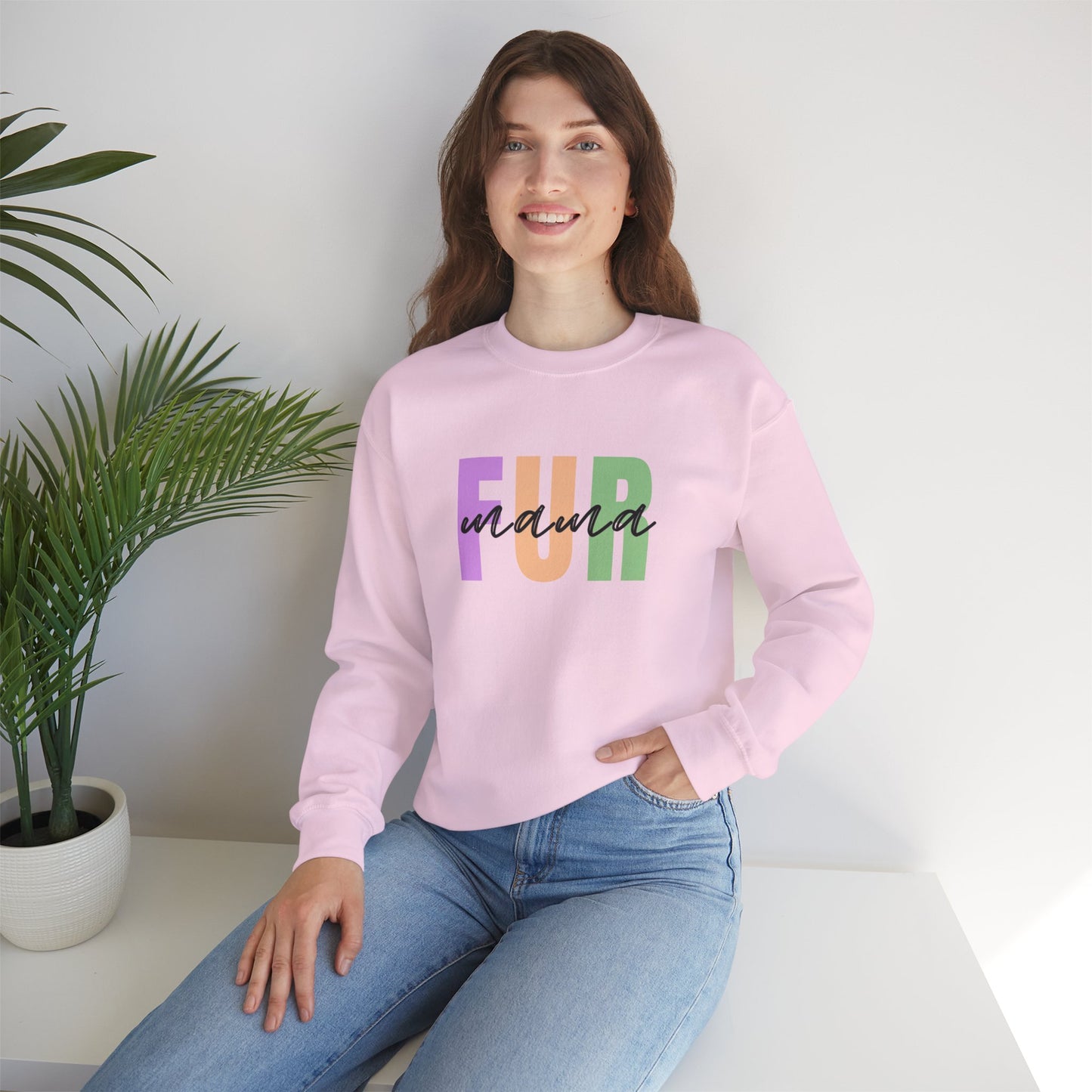 Fur Mama - Funny Dog Lover Sweatshirt