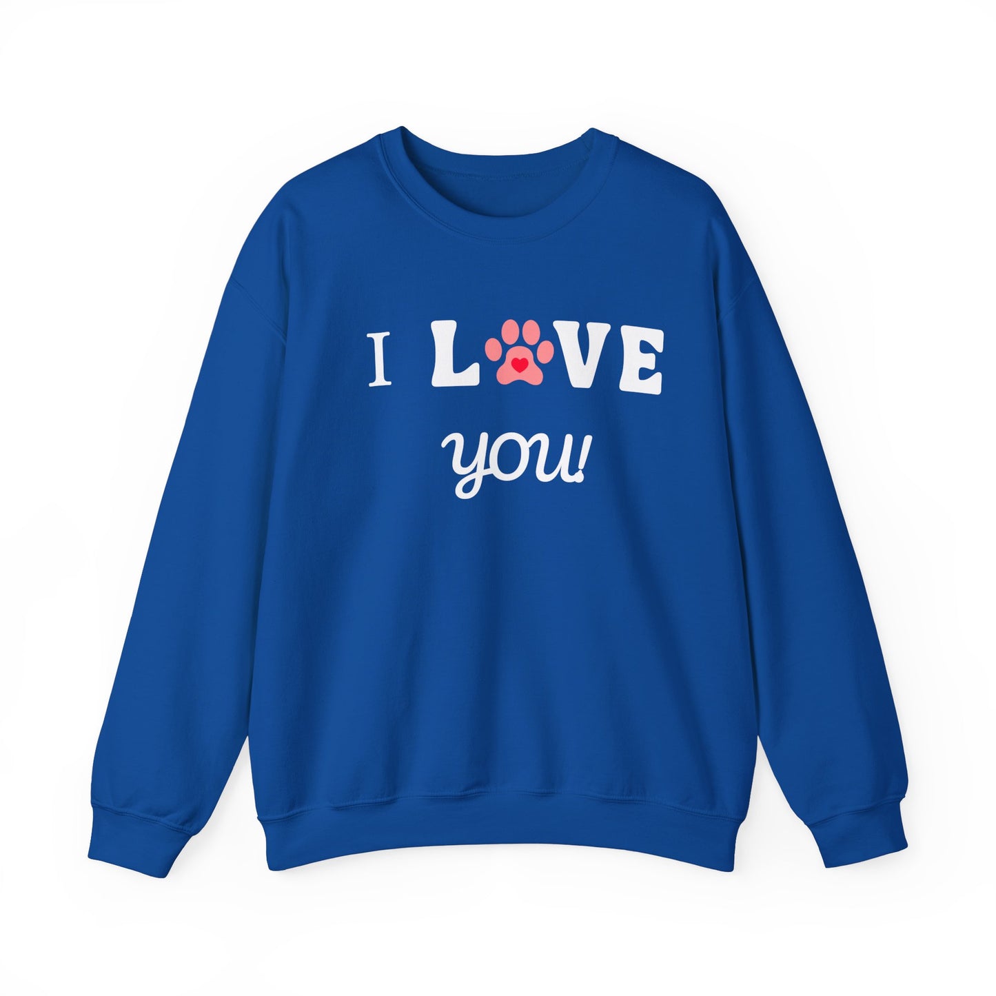 I WOOF YOU -Dog Lover Sweatshirt