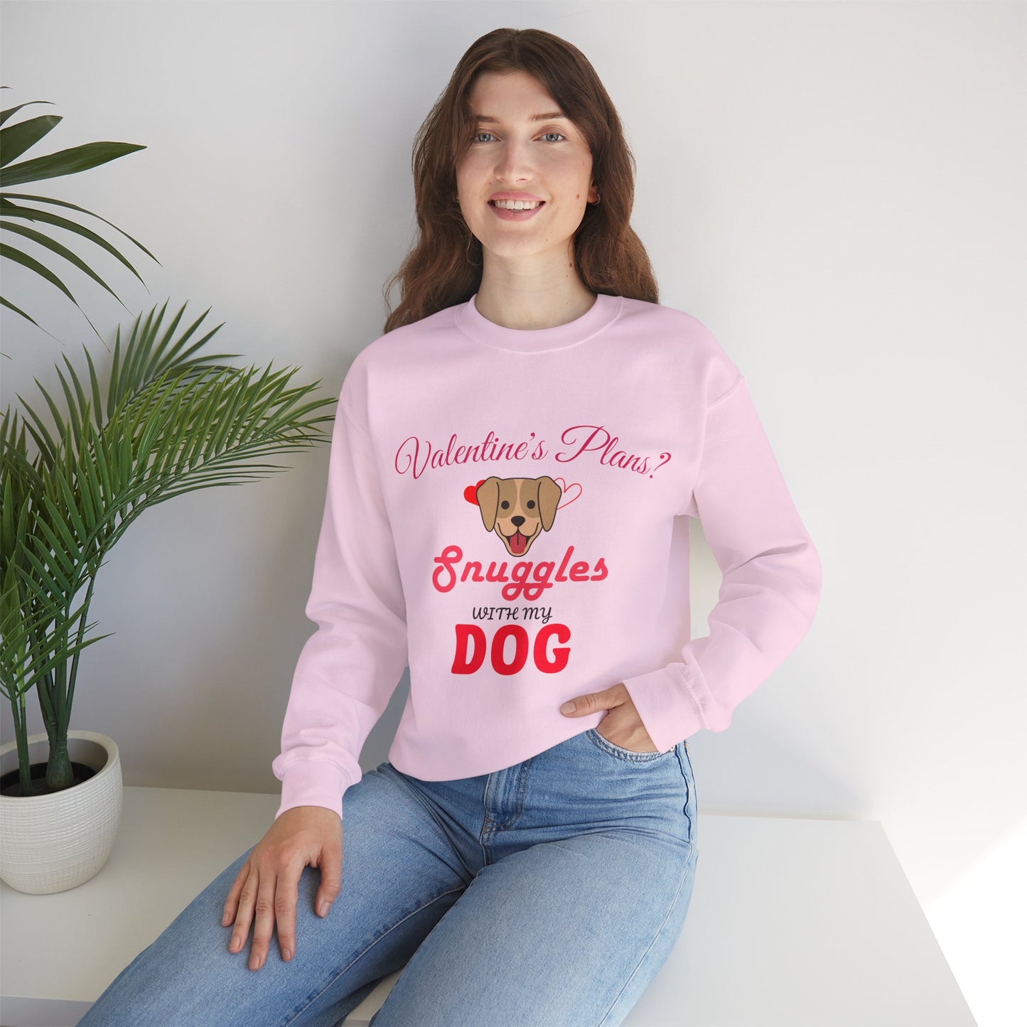 Valentine's Day Dog Lover Sweatshirt