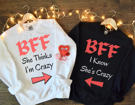 Funny Besfriends Sweatshirt Bundle